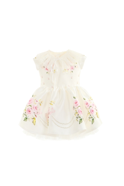 Бебешка рокля с флорален принт
