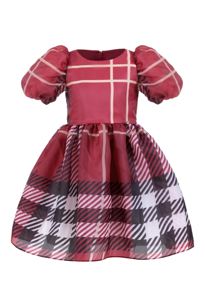 Детска карирана рокля